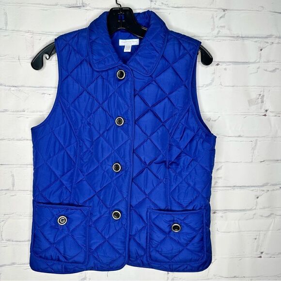 Charter Club petite XS blue vest - Picture 1 of 5